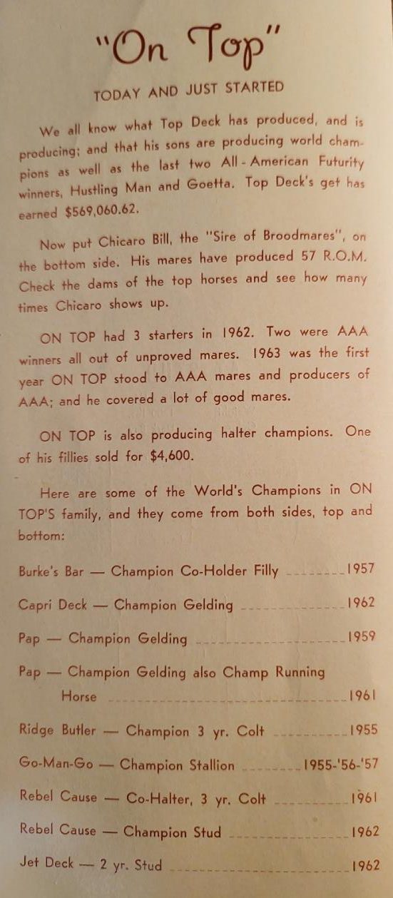 On Top magazine feature listing his championships