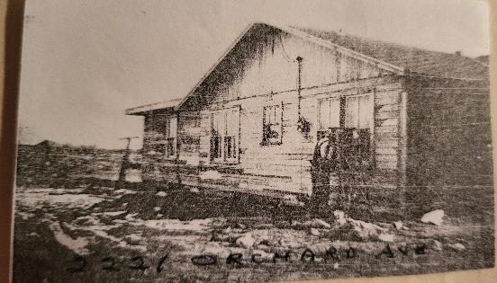 The original house at 2221 Orchard Avenue, 1944