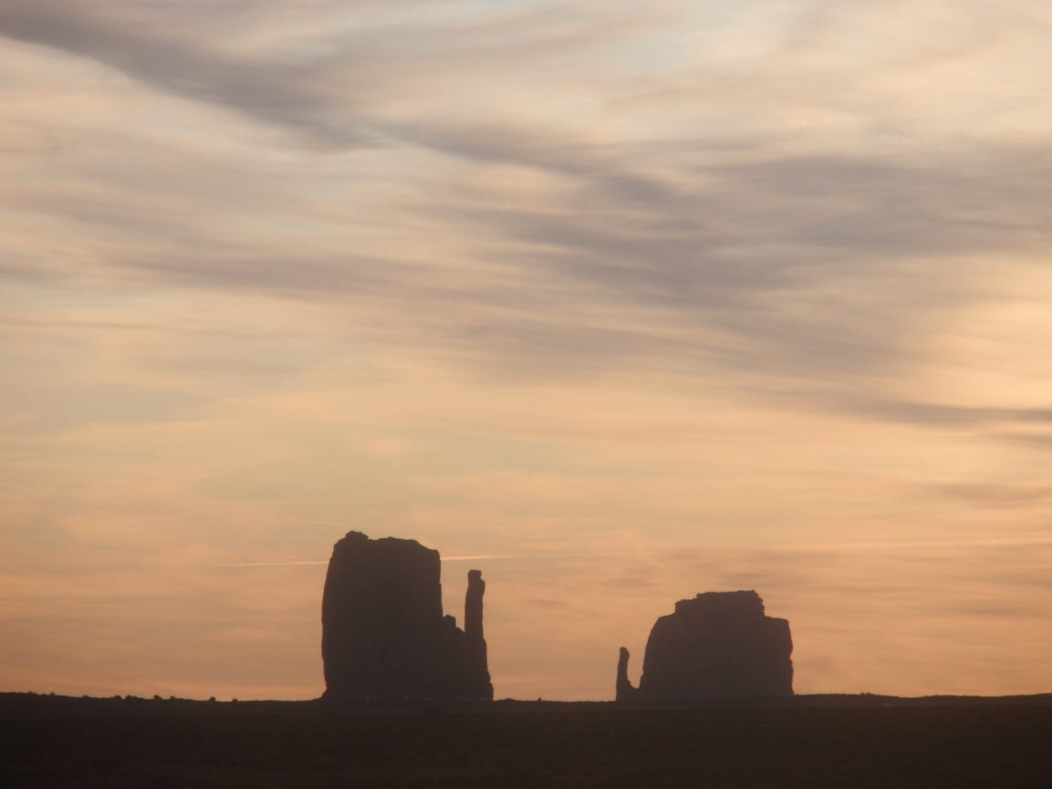 Monument Valley at sunset