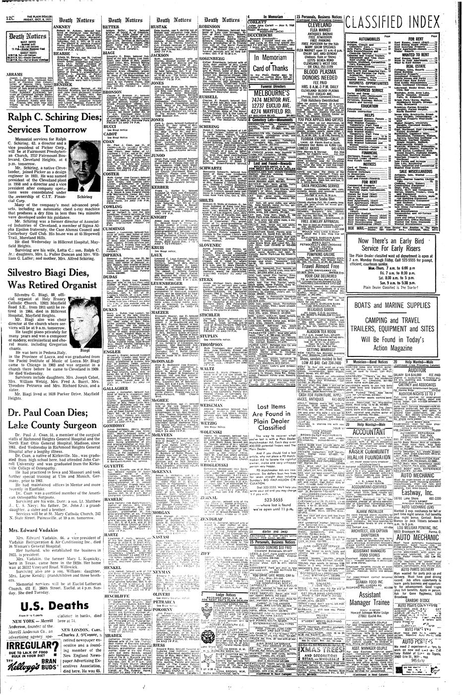 The whole saved page — The Plain Dealer, October 8, 1971