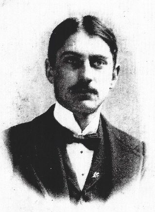 Winfield Wilcox as a young man, portrait