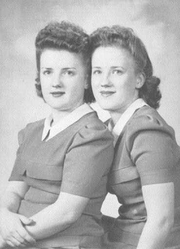 5. Geneva & Genevieve Van Sickle 1945