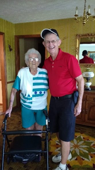 6. Genny Rogers & cousin Ron Wilcox, Jun 2017