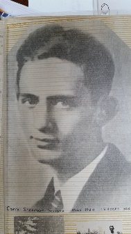 Carrol Sherman Wilcox, scrapbook portrait