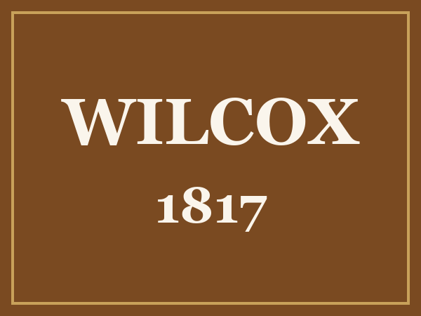 The Wilcox Line, 1817