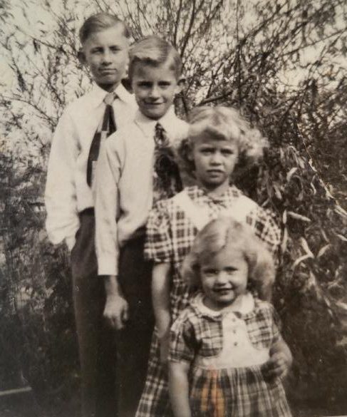 Richard, Ronald, Betty and Bonny, 1953